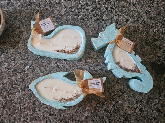Sea Animal Wood Bowl